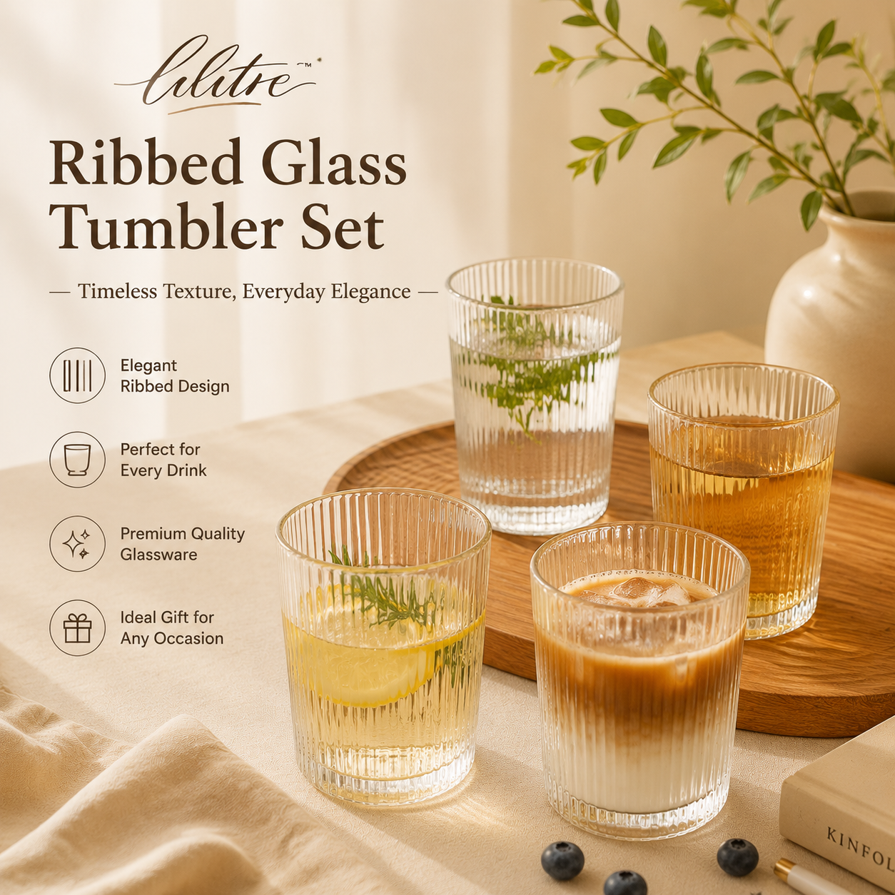 𝒍𝒊𝒍𝒊𝒕𝒓𝒆™ Linen Kitchen Apron